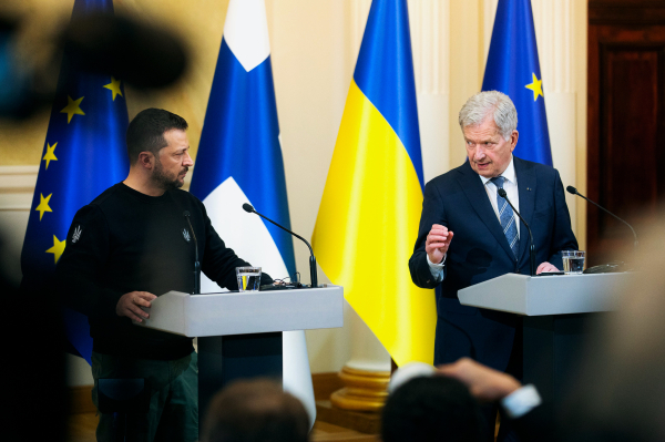 GALLERY AND REPORTAGE: Ukrainian President Zelensky Makes a Surprise Visit to Finland GALLERY AND REPORTAGE: Ukrainian President Zelensky Makes a Surprise Visit to Finland