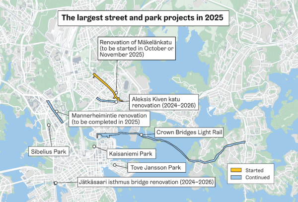 Mäkelänkatu project headlines major street upgrades in Helsinki this year
Mäkelänkatu project headlines major street upgrades in Helsinki this year