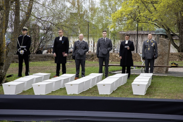 Unidentified war dead buried in Lappeenranta
Unidentified war dead buried in Lappeenranta